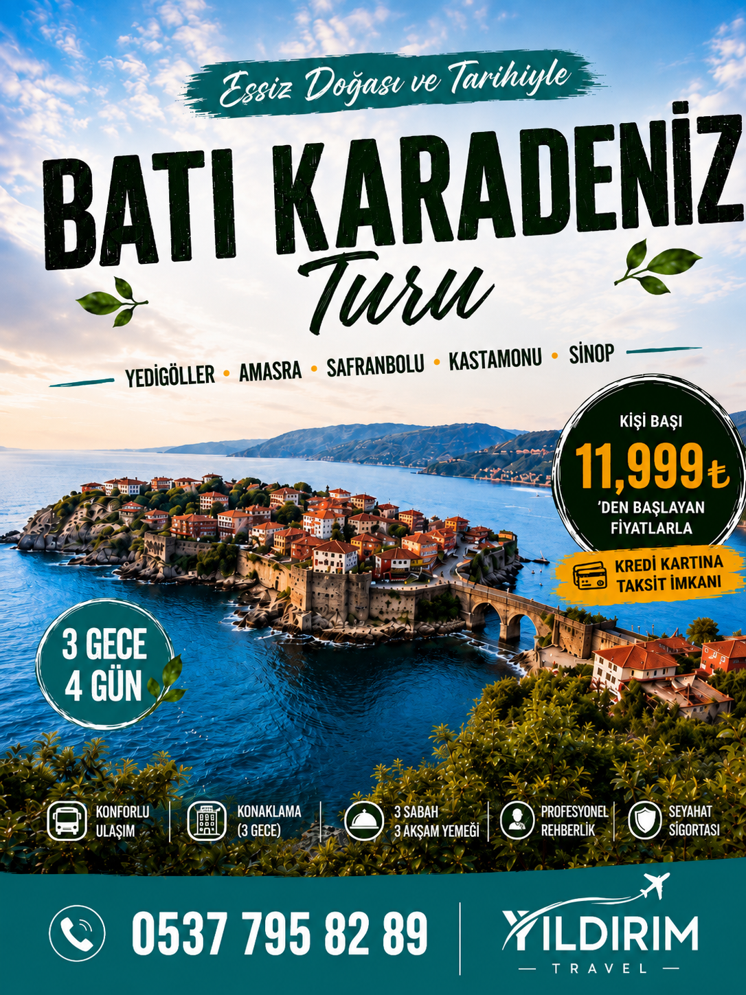 Yıldırım Travel Büyük Batı Karadeniz Turu